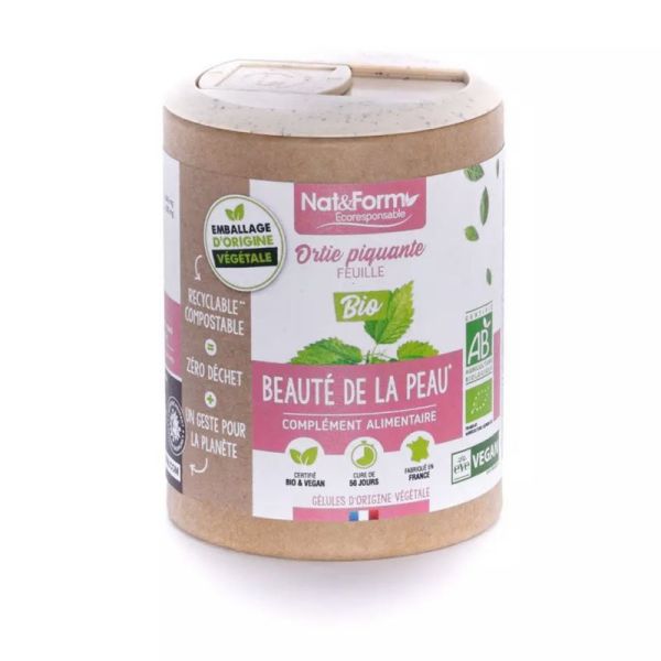 Ortie Piquante Feuille Bio - Beauté de la Peau - 90 gélules végétales
