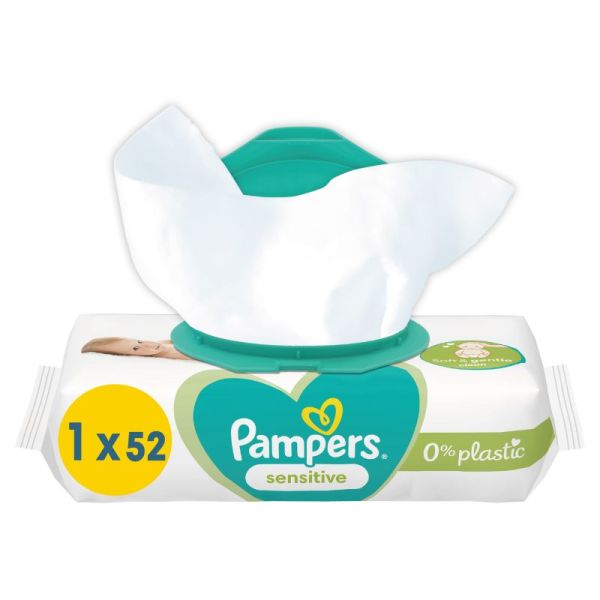 Lingettes Sensitive - Sachet de 52