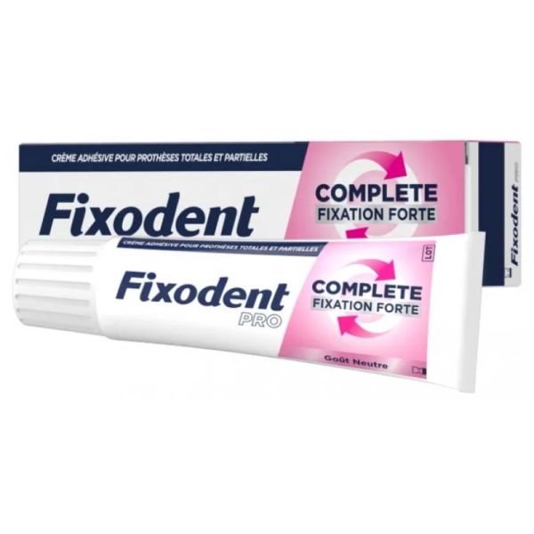 Fixodent Pro Complète - Goût Neutre - Tube 47G