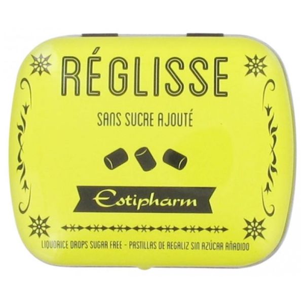 Pastilles réglisse - Sans sucre ajouté - 14G