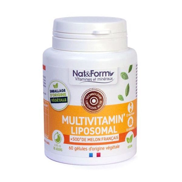 Multivitamin Liposomal - SOD² de melon français - 60 gélules