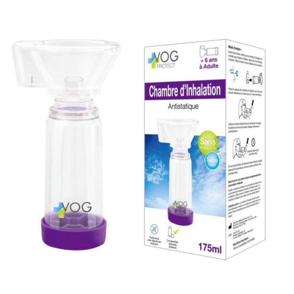 Chambre Inhalation antistatique - Enfant et Adulte - 175 ml