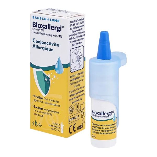 Bloxallergi solution ophtalmique - Conjonctivite allergique - 10ml