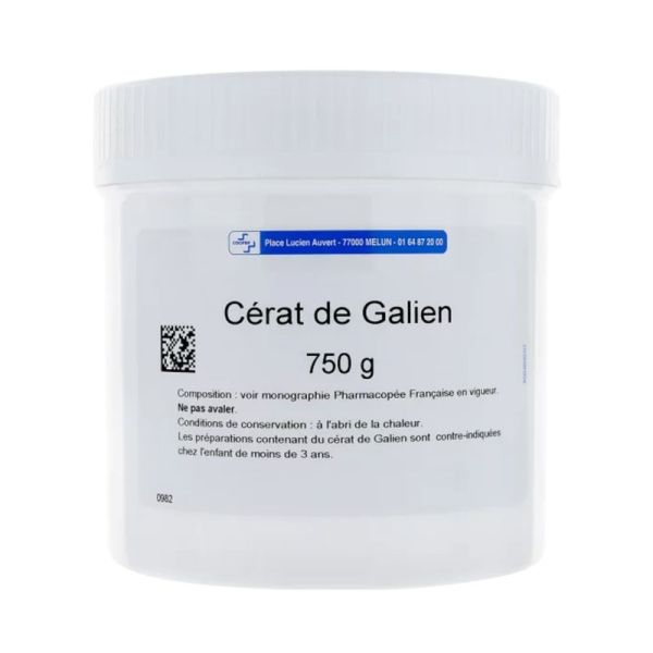 Cérat de Galien - Peaux sèches et intolérantes - Pot 750G