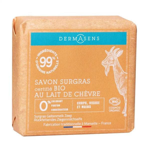 Dermasens - Savon Surgras Bio Lait de Chèvre - 100G
