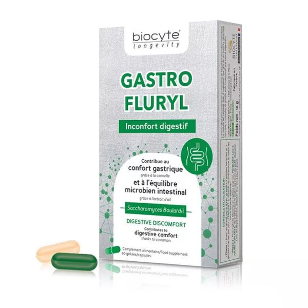 Biocyte Gastrofluryl - Inconfort Digestif - 30 Gélules