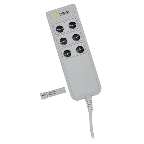 Télécommande TH2 6 boutons avec clé de verrouillage IP54 - Lit Ampliplus 3 fonctions