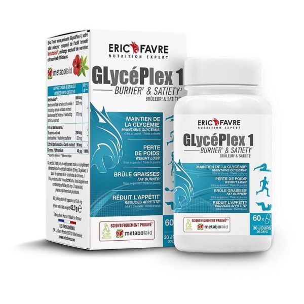 GlycéPlex 1 - Brûleur & Satiété - 60 gélules