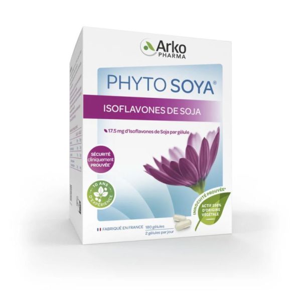 Phyto Soya Isoflavones de Soja - Ménopause Confort féminin - 180 gélules