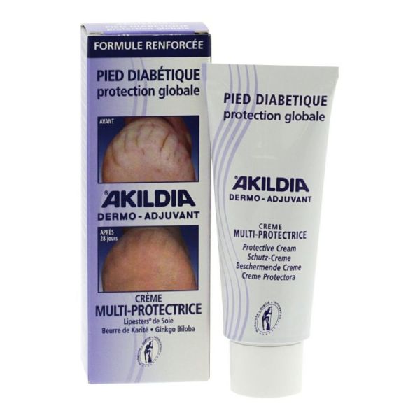 Akildia 75ml - Crème Multi-Protectrice - Pieds diabétiques