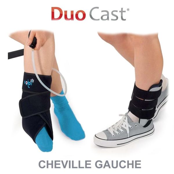 Attelle de Cheville - Cryothérapie - Duocast - Gauche
