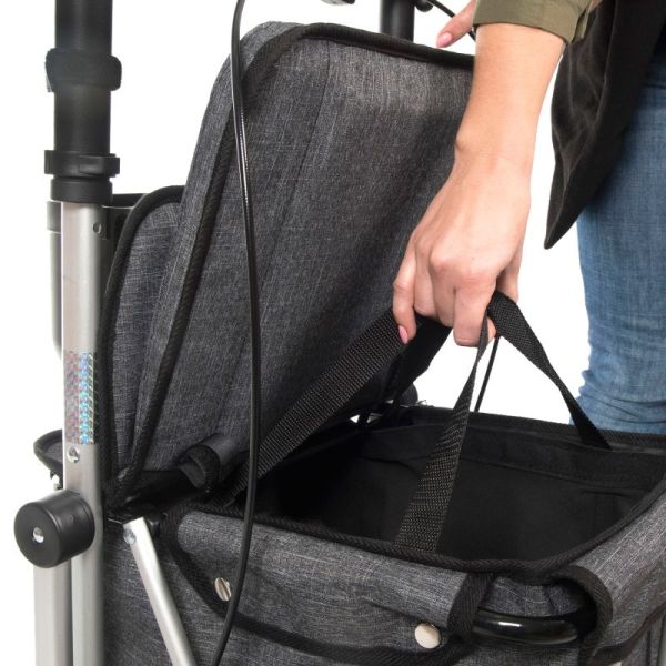 Rollator Caddy Lett900 - Gris