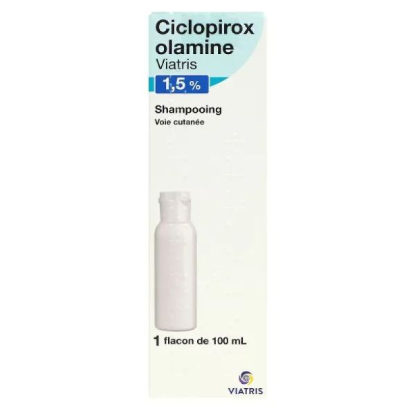 Shampooing Ciclopirox Olamine 1,5% - Dermatite séborrhéique du ...