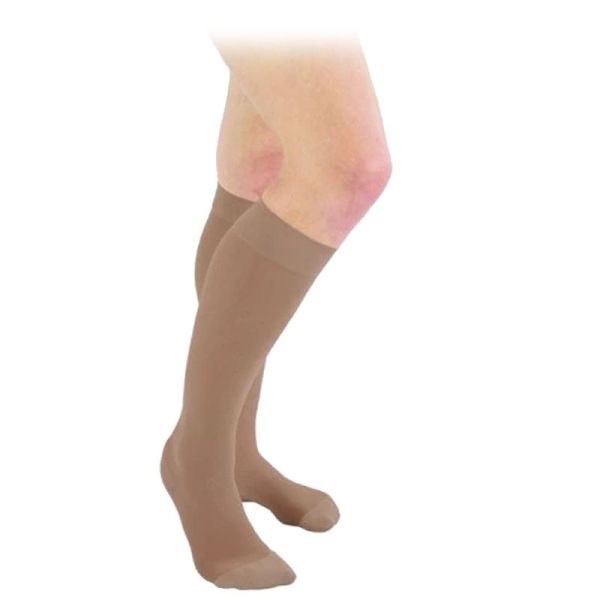 Mi-Bas de compression Microtrans - Femme - Classe 2 - Beige - Normal