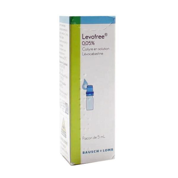 Levofree 0,05% Collyre en Solution Lévocabastine - Flacon 5 ml