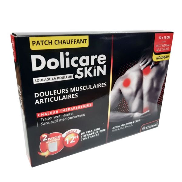 Dolicare Patchs chauffants Multizone - Grand format - 10x13CM - Par 2