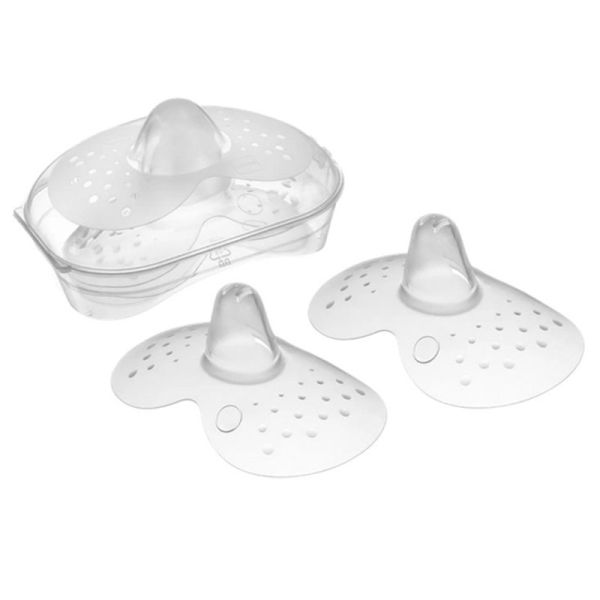 Bout de Sein en Silicone - Allaitement, Mamelon Ombiliqué, Crevasse du Mamelon - Bte de 2