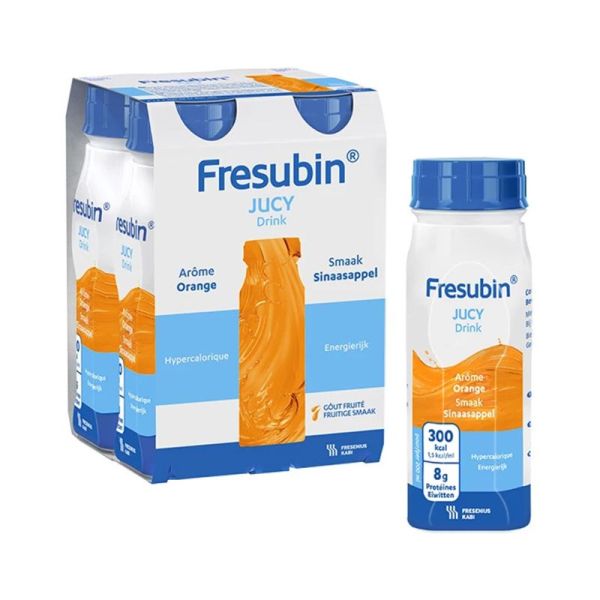 Fresubin - Jucy - Boisson nutritionnelle - Orange - 4 x 200ml