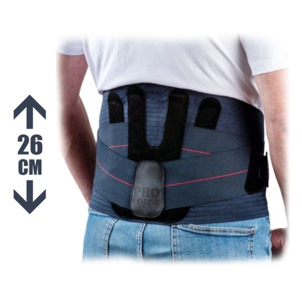 Ceinture - Lombogib Proforce - Travaux de force - Hauteur 26 CM