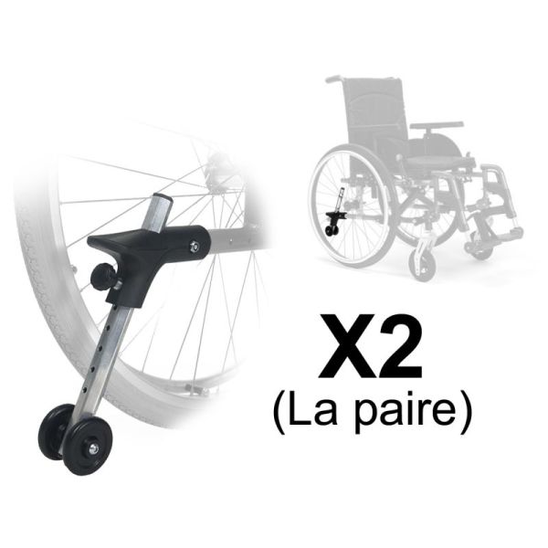 Utilisateur de fauteuil roulant détendu, à roulettes, handicapé