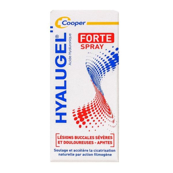 Hyalugel Forte - Lésions buccales sévères et douloureuses Aphtes - Spray 20 ml