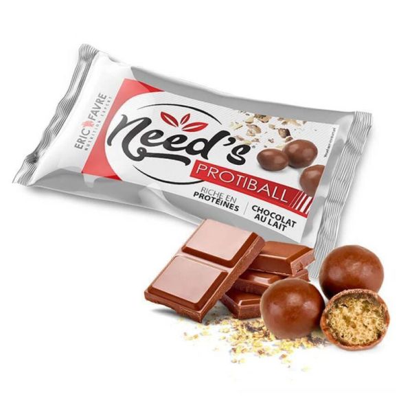 Need's Protiball - Chocolat au lait - Snack gourmand protéiné - 38g