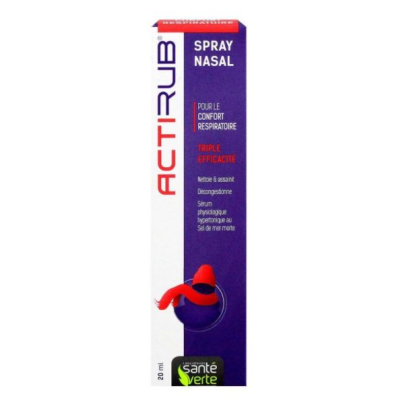 Actirub Spray Nasal Triple efficacité - Confort respiratoire - 20ml