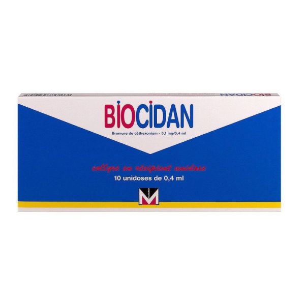 Biocidan collyre - Affections superficielles de l'oeil - 10 unidoses