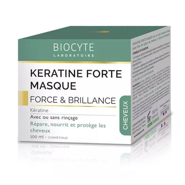 Keratine Forte Masque capillaire - Force et Brillance du cheveu - 100ml