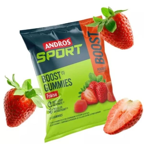 Andros Sport - Gummies Boost - Fraise - 6 gummies