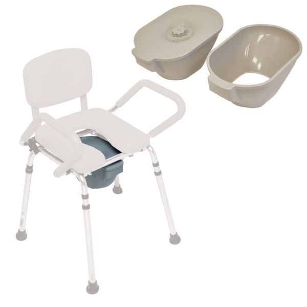 Seau seul pour Chaise hygiénique 4 en 1 Blue Lift 380010 Herdegen