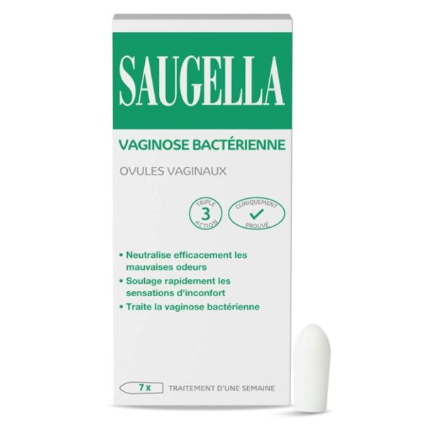 Vaginose bactérienne - 7 ovules vaginaux