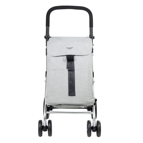 Chariot de courses 4 roues à pousser Lett 475 - Gris