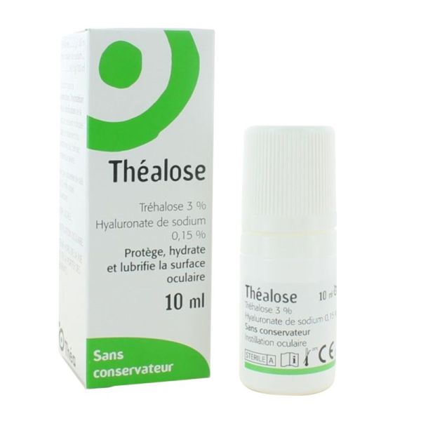 Thealose - Lubrifiant Oculaire - Flacon goutte 10 ml