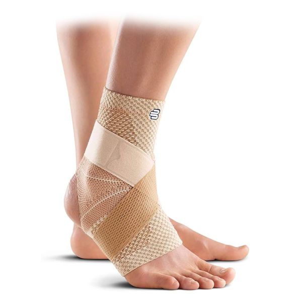 Chevillère MalleoTrain S Open Heel - Ouvert au Talon - Beige - Pied Droit