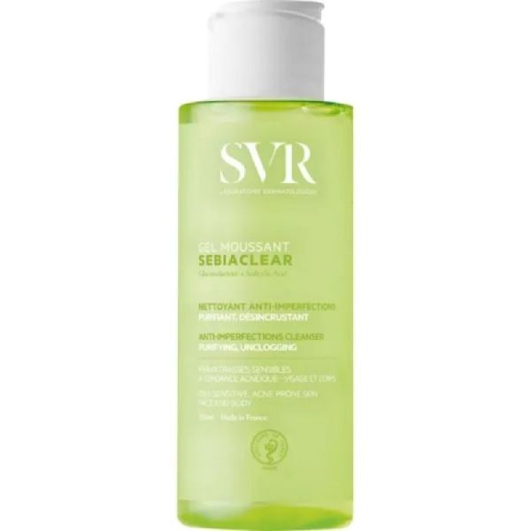 Gel Moussant nettoyant visage - Sebiaclear - 100 ml