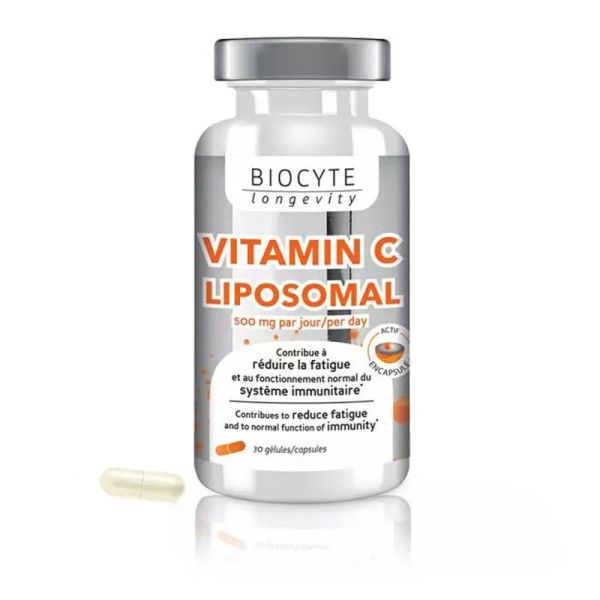 Vitamine C Liposomal - Réduire Fatigue - Système immunitaire - 30 gélules