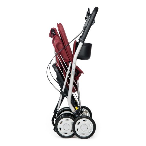 Lett800 - Déambulateur Caddy de courses - Rouge