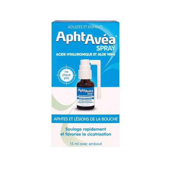 Aphtavea Spray buccal - Aphtes Lésions buccales - 15ml