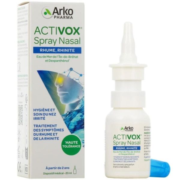 Activox Spray Nasal - Rhume Rhinite - 20 ml