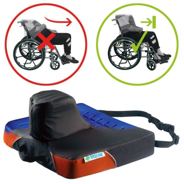 Coussin de fauteuil anti-glissement évite à la personne de glisser