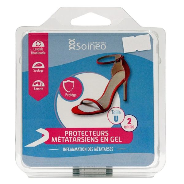 Protecteurs métatarsiens en gel - Réutilisable - Par 2