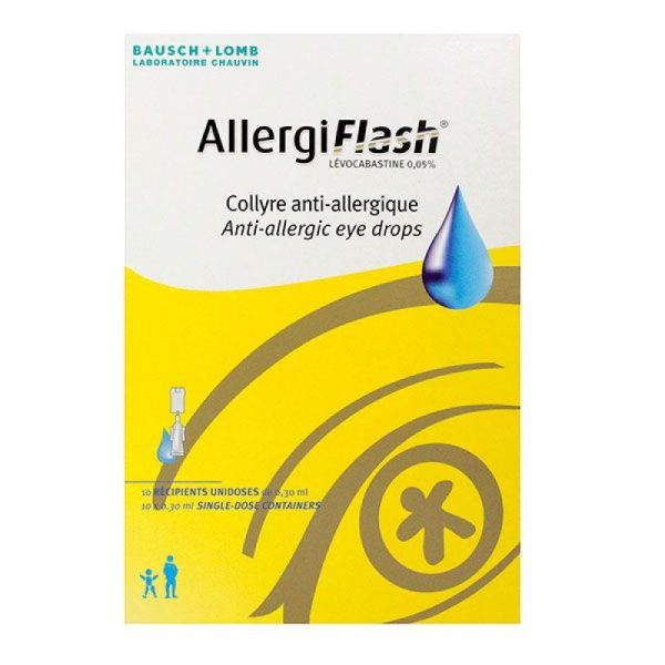 Allergiflash - Collyre Anti-allergique 0,05 % - 10 unidoses 0,30ml