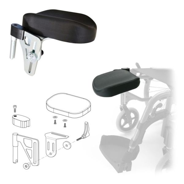 Support Jambe amputée - Droit - Fauteuil roulant gamme Action NG