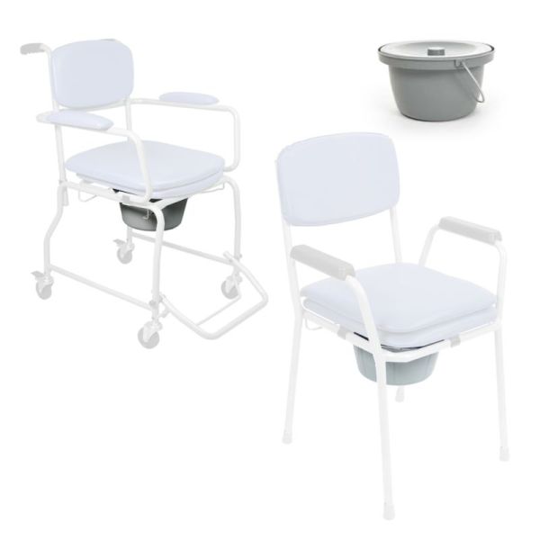 Seau avec couvercle pour chaise WC Sitis ou Osiris