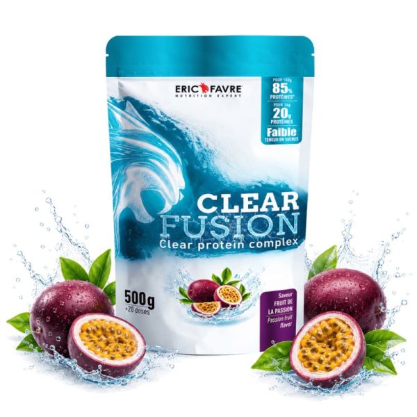 Clear Fusion Proteine - Goût Fruits de la passion - Sachet 500g