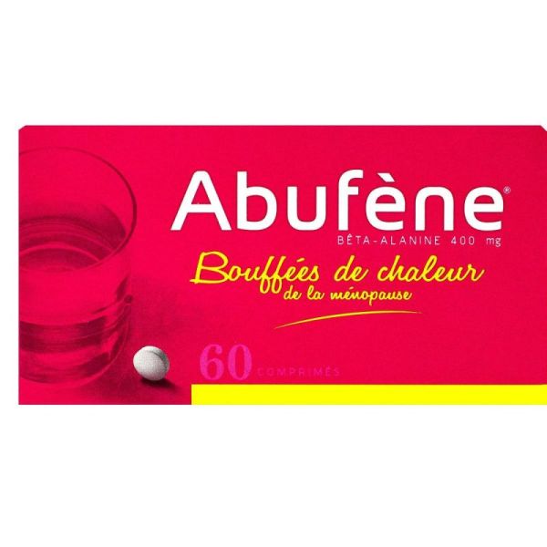 Abufene 400mg - Bouffées de chaleur Ménopause  - 60 comprimés