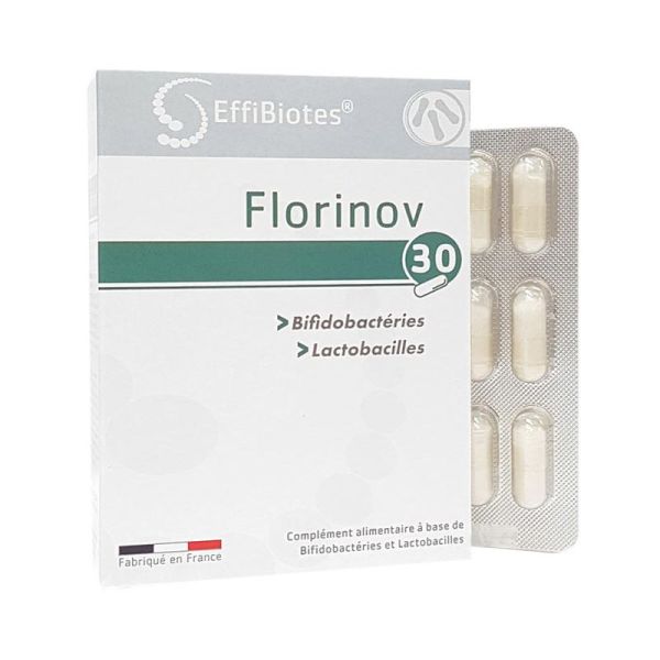 Florinov - Maintien de la flore intestinale - 30 gélules