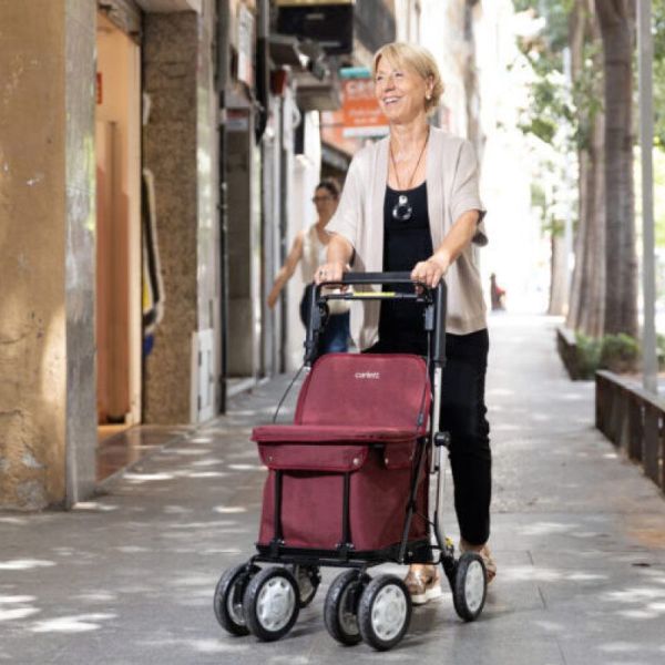 Rollator Caddy Lett900 - Rouge